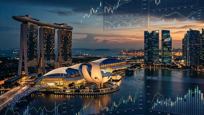 Infographic explaining Fusion Markets low commission structure and deposit methods in Singapore.